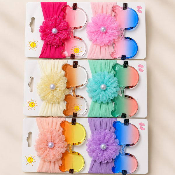 Fashion Alley Sunglasses With Hair Band Gift Set Combo For Kids Pack Of 12 Card