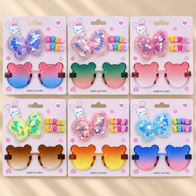 Fashion Alley Sunglasses With Hair Pin Gift Set Combo For Kids Pack Of 12 Card