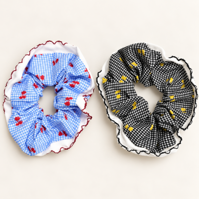 Fashion Alley Hair Scrunchie For Women Pack Of 12 Pc