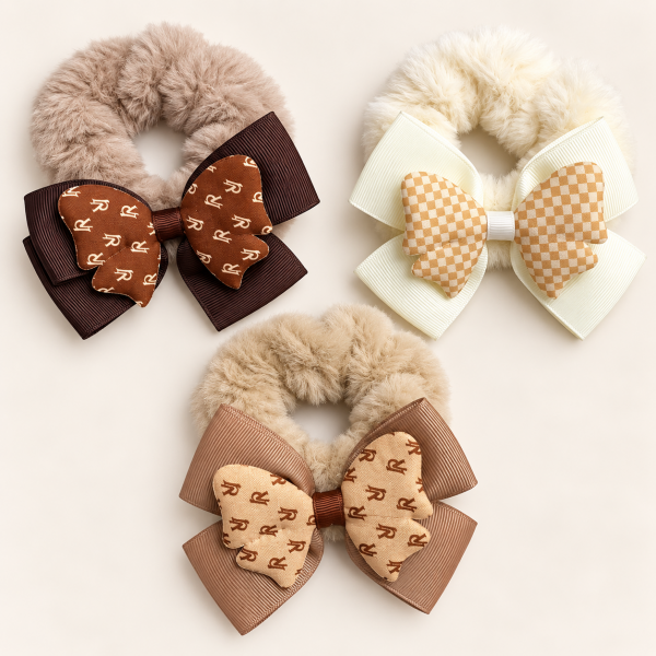 Fashion Alley Hair Scrunchie For Women Pack Of 12 Pc