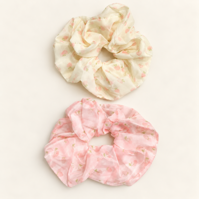 Fashion Alley Hair Scrunchie For Women Pack Of 12 Pc