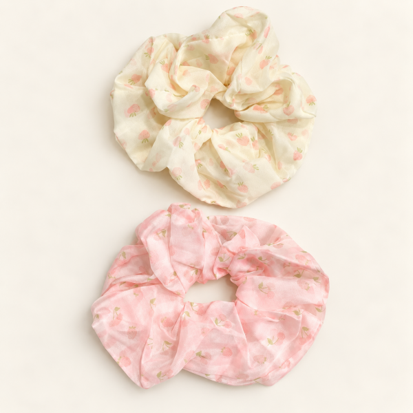 Fashion Alley Hair Scrunchie For Women Pack Of 12 Pc