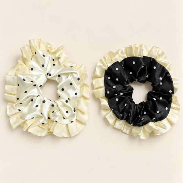 Fashion Alley Hair Scrunchie For Women Pack Of 12 Pc
