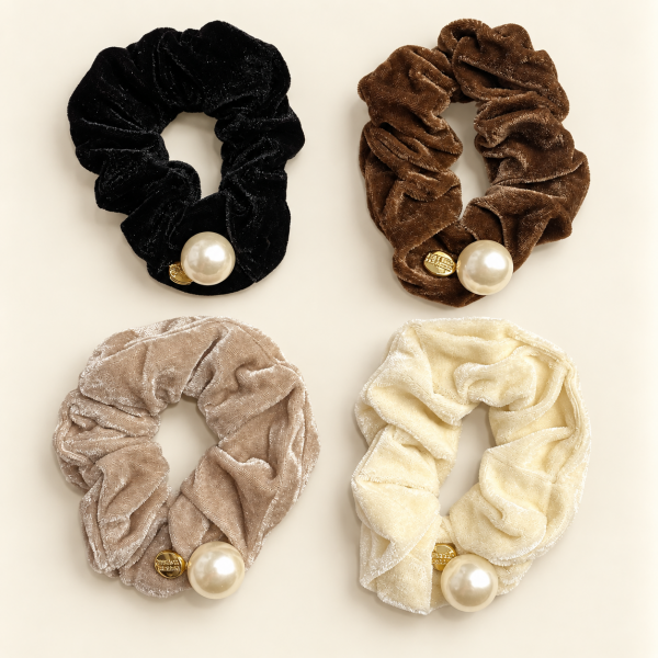 Fashion Alley Hair Scrunchie For Women Pack Of 12 Pc