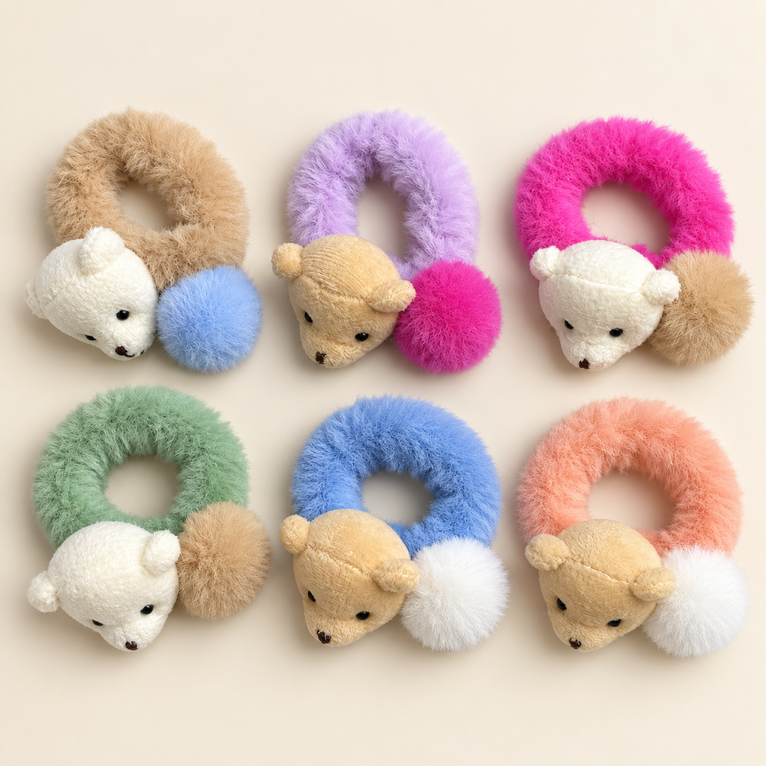 Fashion Alley Hair Scrunchie For Women Pack Of 12 Pc