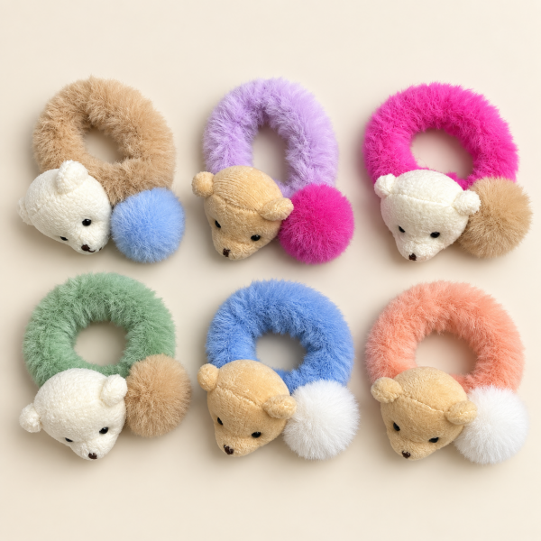 Fashion Alley Hair Scrunchie For Women Pack Of 12 Pc