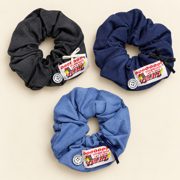 Fashion Alley Hair Scrunchie For Women Pack Of 12 Pc