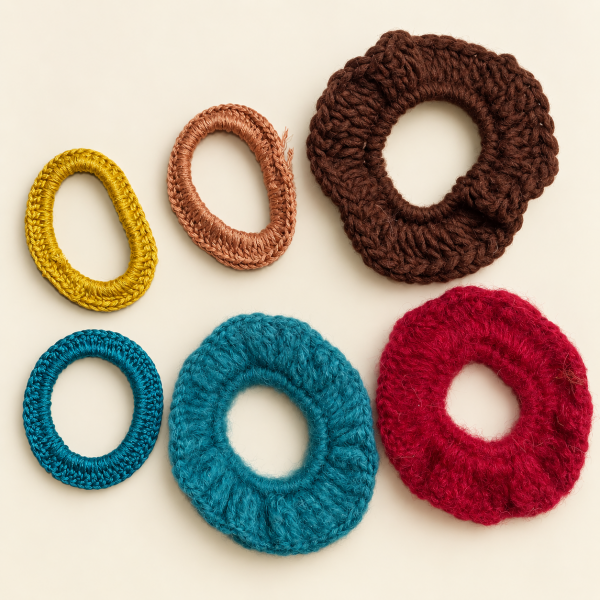 Fashion Alley Hair Scrunchie For Women Pack Of 12 Pc