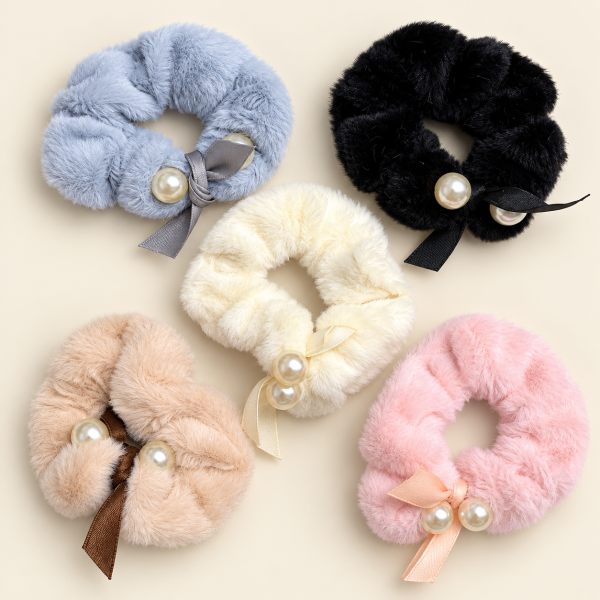 Fashion Alley Hair Scrunchie For Women Pack Of 12 Pc