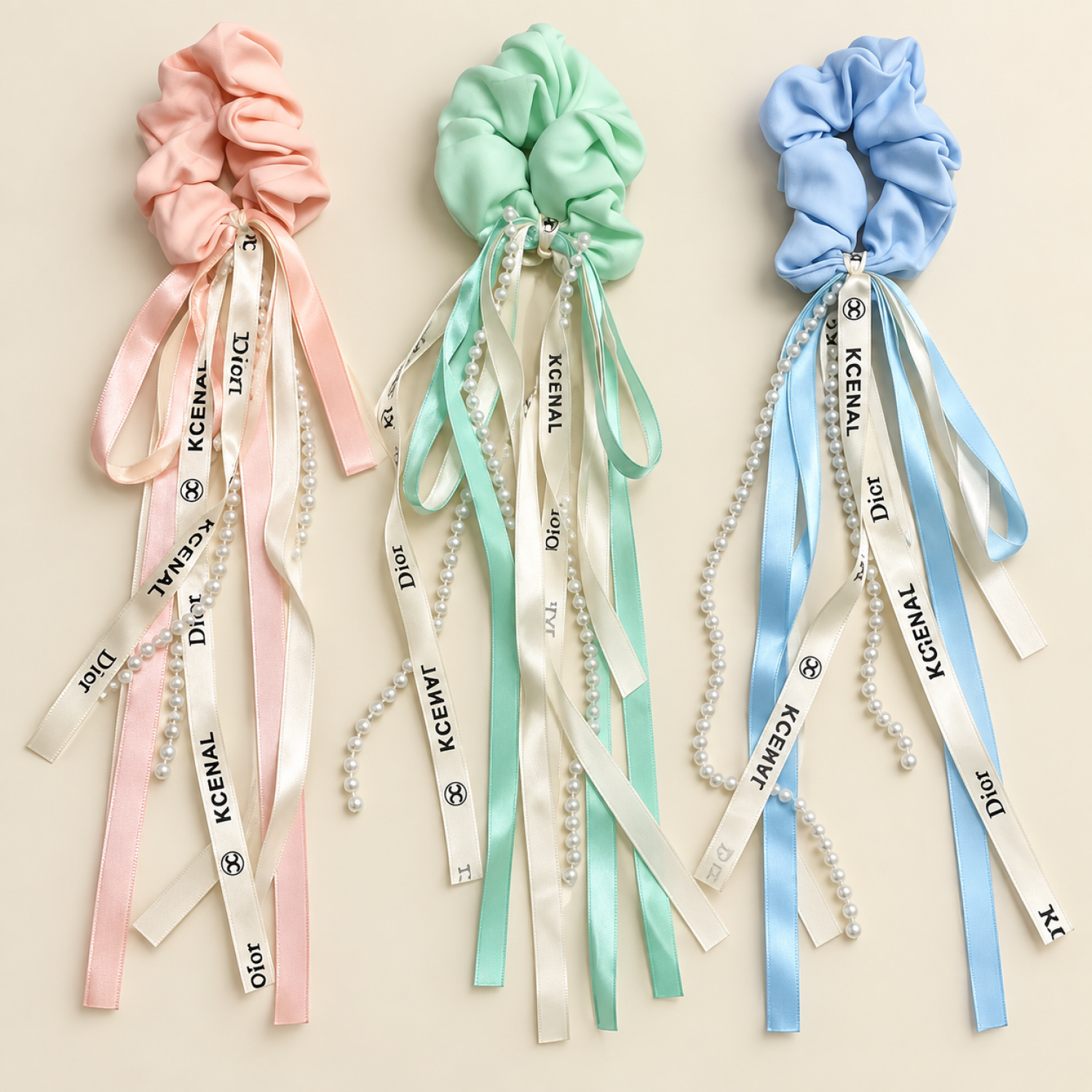 Fashion Alley Hair Scrunchie For Women Pack Of 12 Pc