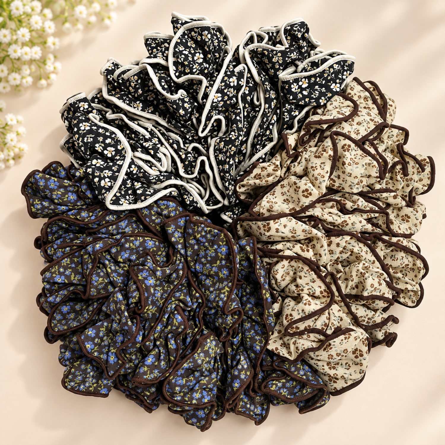 Fashion Alley Hair Scrunchie For Women Pack Of 100 Pc