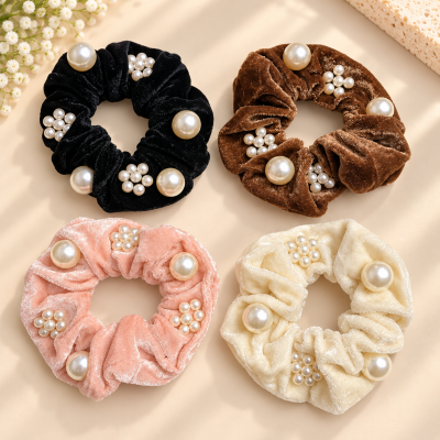Fashion Alley Hair Scrunchie For Women Pack Of 12 Pc