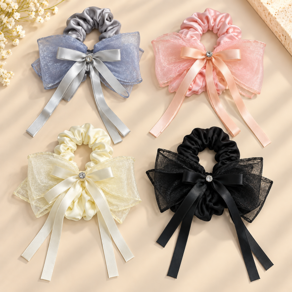 Fashion Alley Hair Scrunchie For Women Pack Of 12 Pc