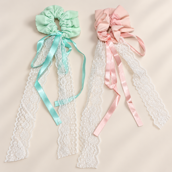 Fashion Alley Hair Scrunchies For Women Pack Of 12 