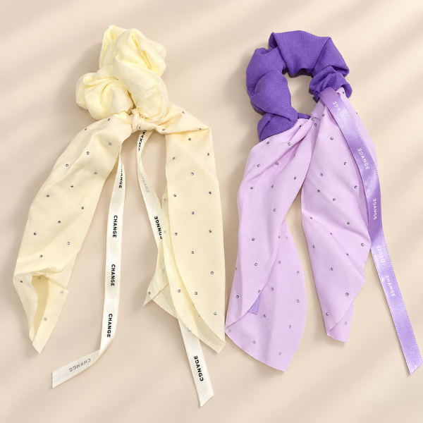 Fashion Alley Hair Scrunchies For Women Pack Of 12 