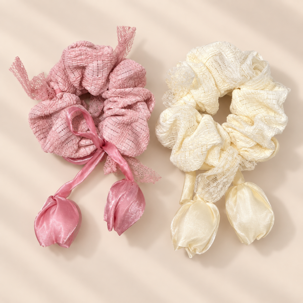 Fashion Alley Hair Scrunchies For Women Pack Of 12 