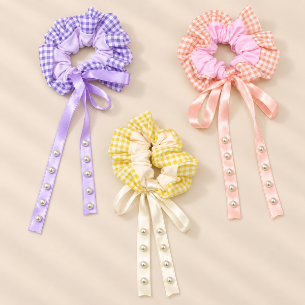 Fashion Alley Hair Scrunchies For Women Pack Of 12 