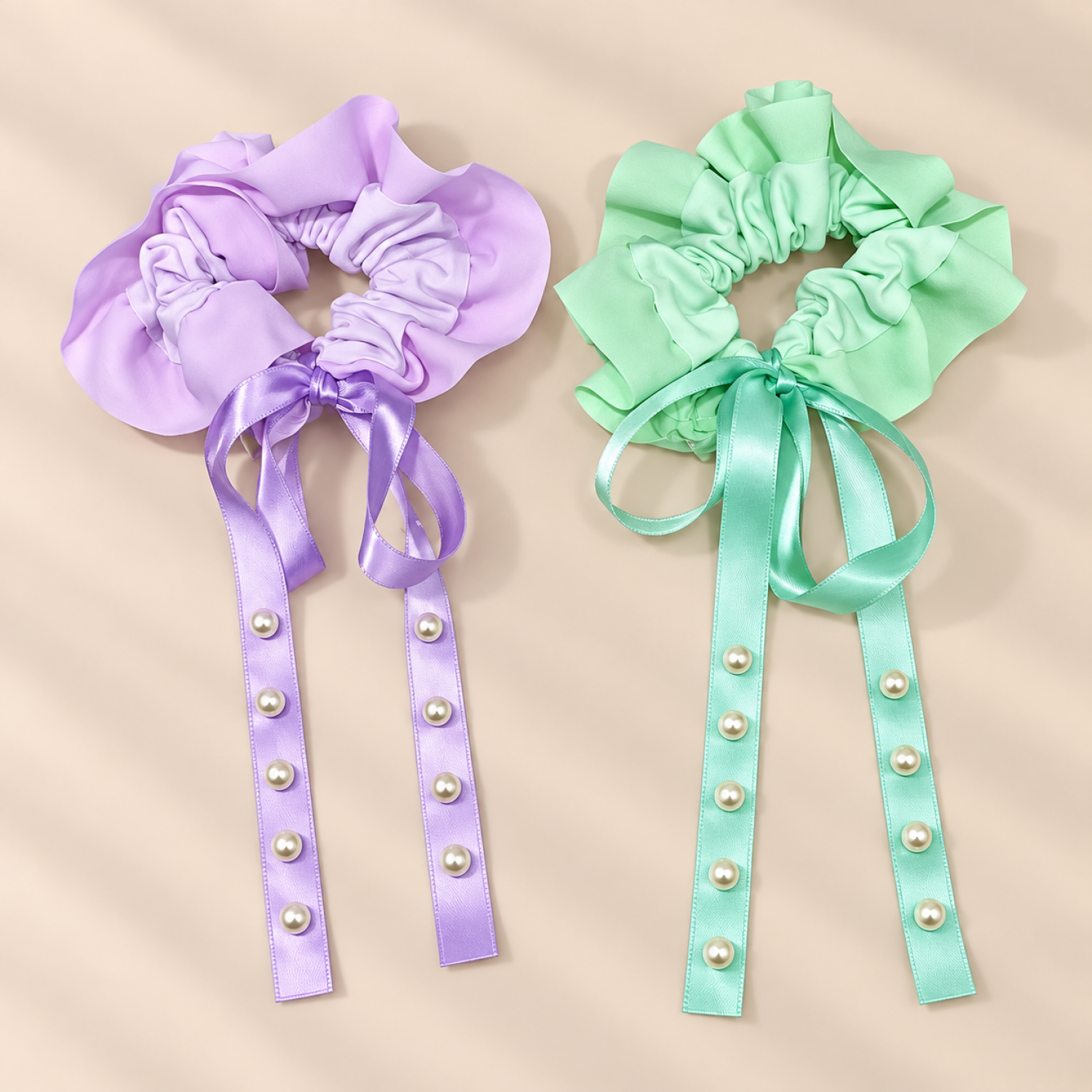 Fashion Alley Hair Scrunchies For Women Pack Of 12 