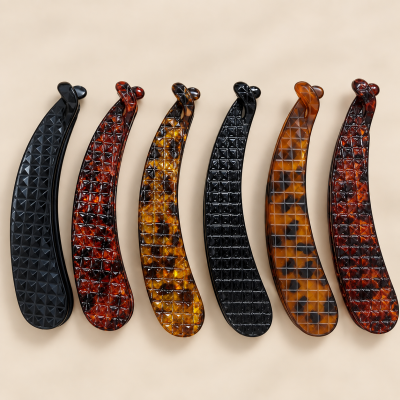 Fashion Alley 12 Cm Banana Clip For Women Pack Of 12 Pc 