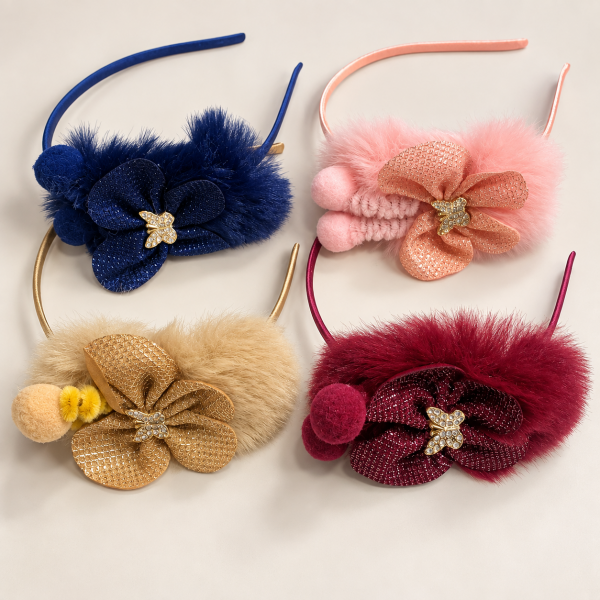 Fashion Alley Hair Band For Kids Pack Of 12 Pc