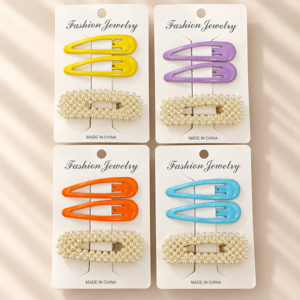 Fashion Alley Tic Tac Clip For Kids Pack Of 36 Pc