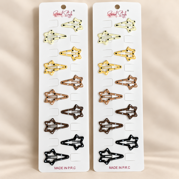 Fashion Alley Tic Tac Hair Pins For Women Pack Of 120 Pc