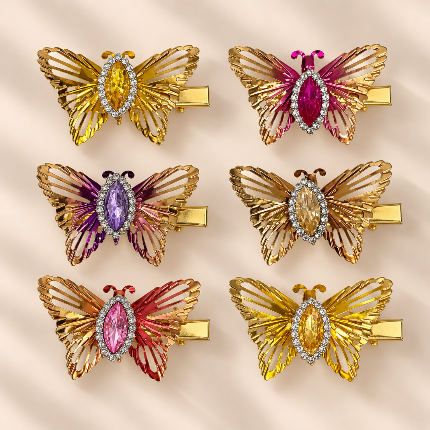 Fashion Alley Metal  Hair Pin For Women Pack Of 12 Pc