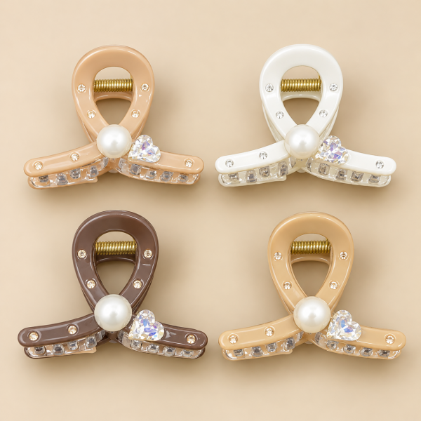 Bofeini 7 Cm Hair Claw For Women Pack Of 12