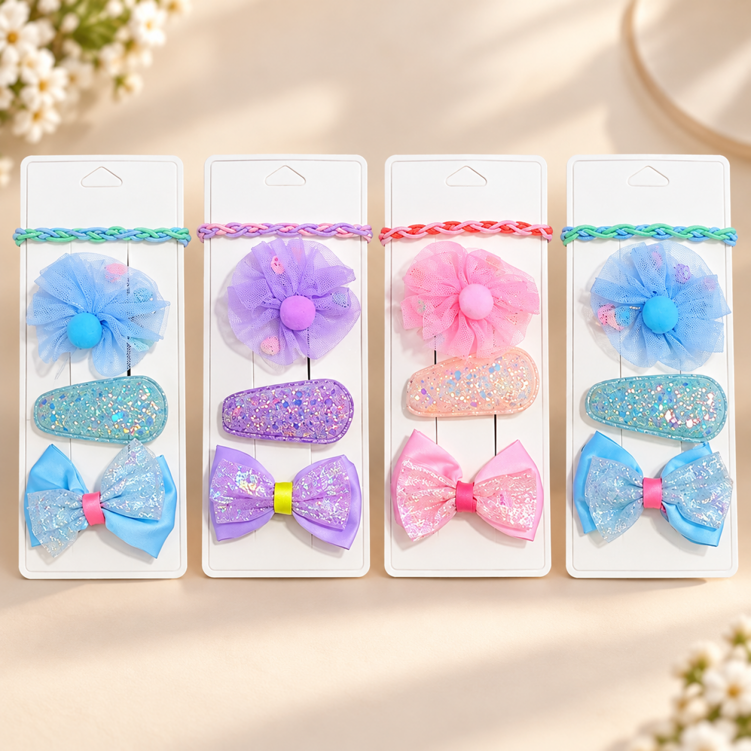 Fashion Alley colourfull Hair Pin For kids Pack Of 12 card