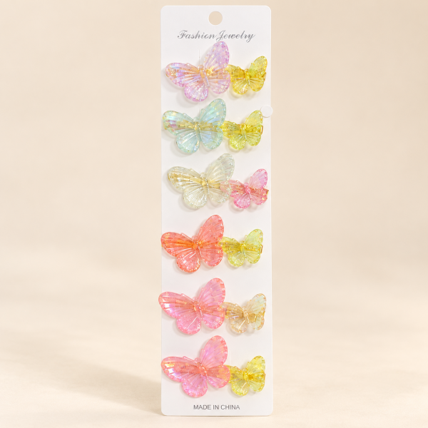 Fashion Alley butterfly Hair Pin For women Pack Of 12 pc