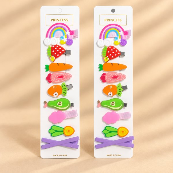 Fashion Alley fruity Hair Pin For kids Pack Of 108 pc