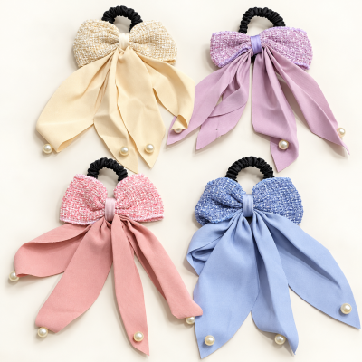 Fashion Alley Bow Rubber Band For Women Pack Of 12 Pc