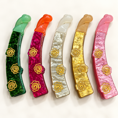 Fashion Alley 11 Cm Leidona Banana Clip For Women Pack Of 12 Pc