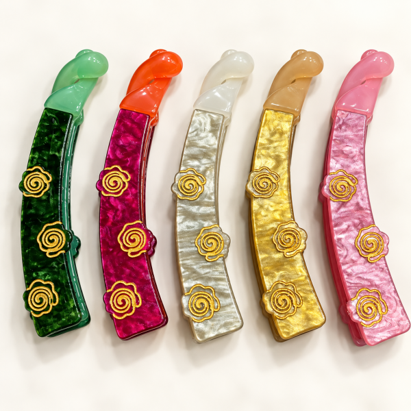 Fashion Alley 11 Cm Leidona Banana Clip For Women Pack Of 12 Pc
