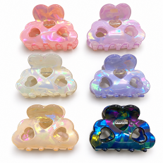 Fashion Alley 5 Cm Leidona Hair Claw For Women Pack Of 12 Pc