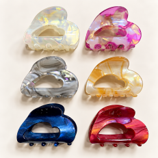 Fashion Alley 5 Cm Leidona Hair Claw For Women Pack Of 12 Pc