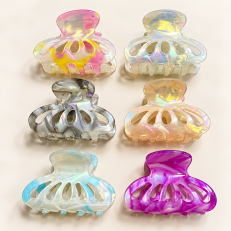 Fashion Alley 5 Cm Leidona Hair Claw For Women Pack Of 12 Pc
