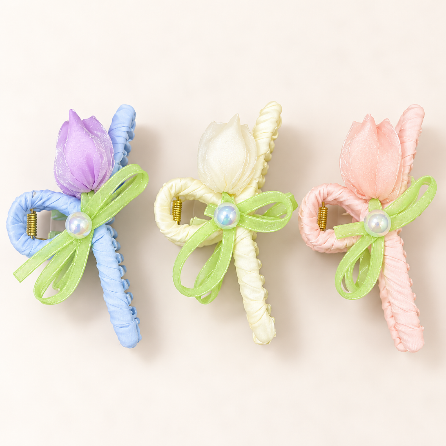Fashion Alley 12 Cm tulip Hair Claw For Women Pack Of 12 Pc