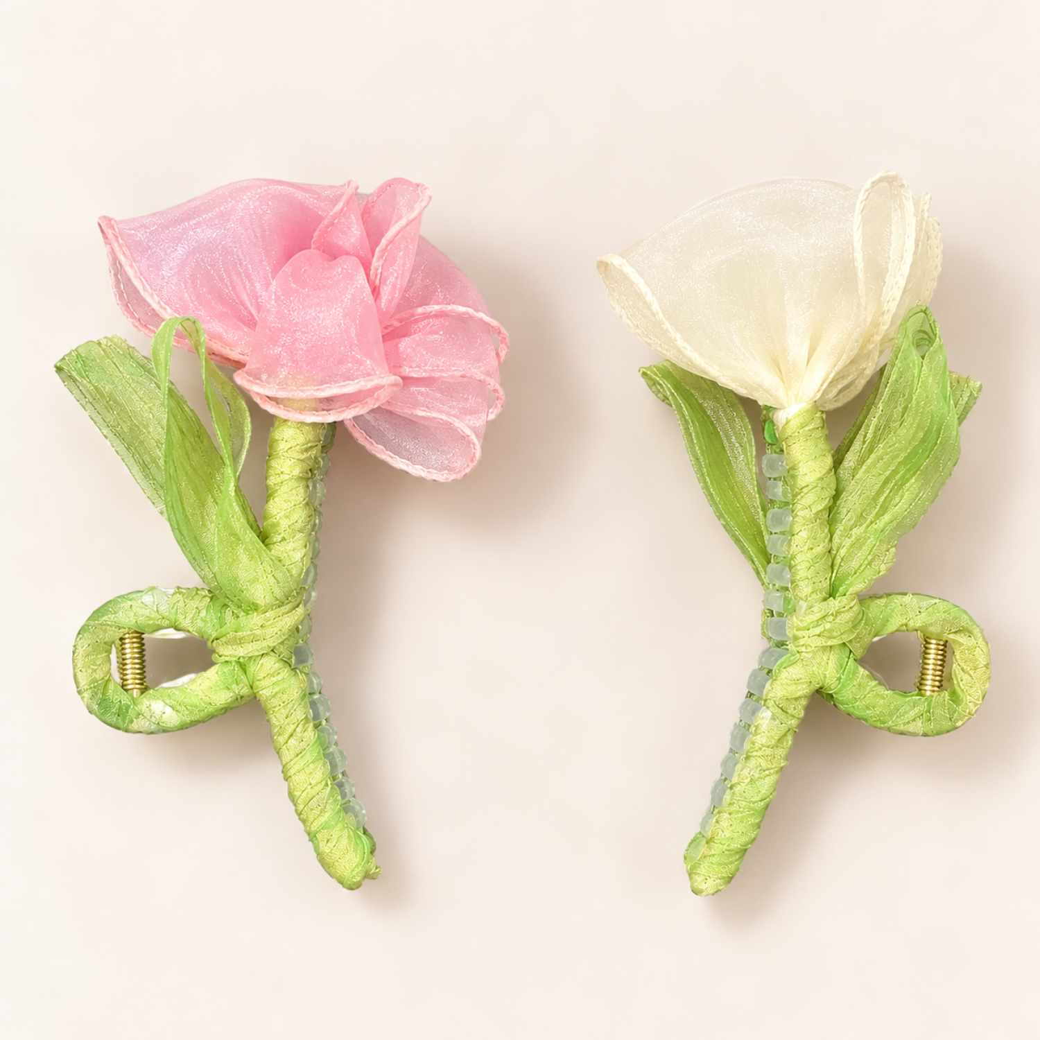 Fashion Alley 11 Cm flower Hair Claw For Women Pack Of 12 Pc