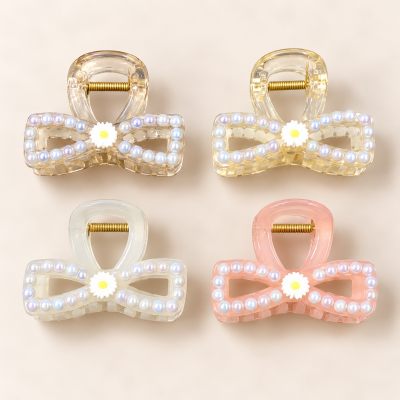 Fashion Alley 9 Cm bow Hair Claw For Women Pack Of 12 Pc