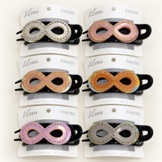 Fashion Alley 10 Cm Korean Panza Hair Claw For Women Pack Of 12 Pc
