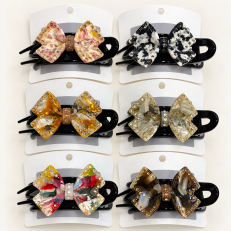 Fashion Alley 10 Cm Korean Panza Hair Claw For Women Pack Of 12 Pc