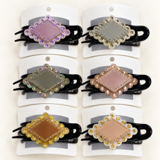 Fashion Alley 10 Cm Panza Korean Hair Claw For Women Pack Of 12 Pc