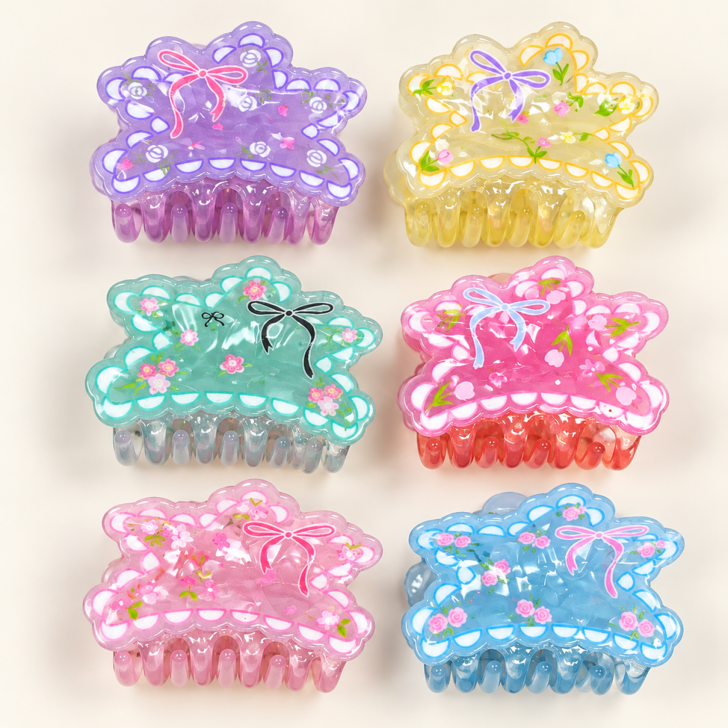 Fashion Alley 4.5 Hair Claw For Women Pack Of 36 Pc