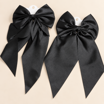 Fashion Alley Black Bow Pin For Women Pack Of 12 Pc 