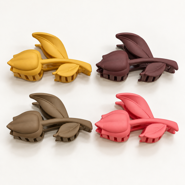 Fashion Alley 8 Cm Hair Claw For Women Pack Of 12 Pc