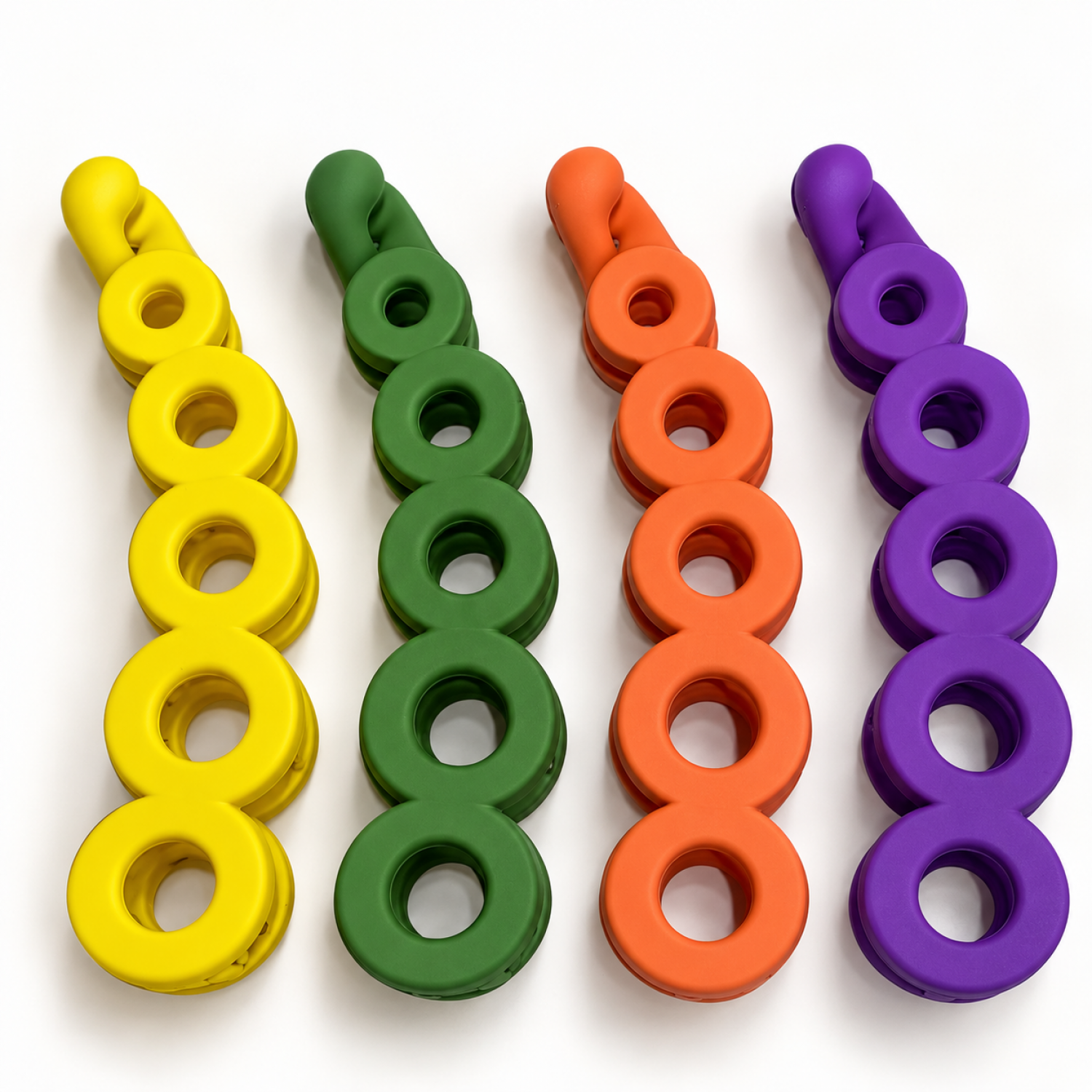 Fashion Alley 10 Cm Matt Banana Clip For Women Pack Of 12 Pc