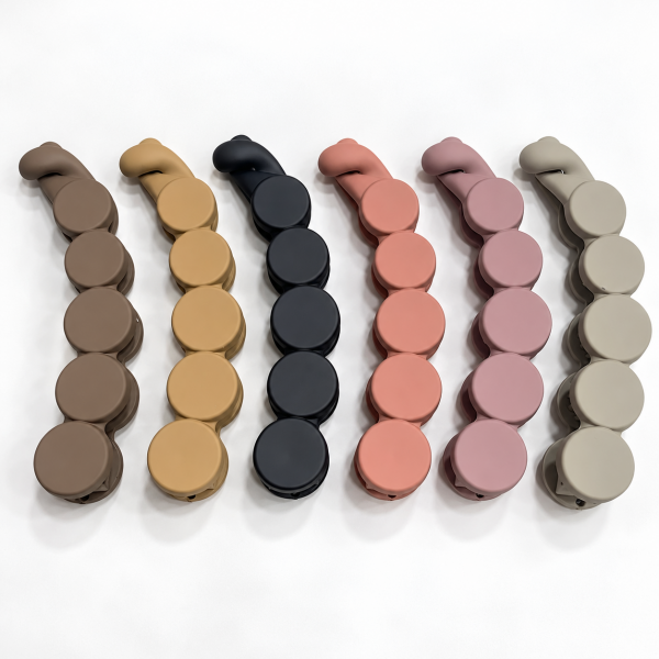 Fashion Alley 9Cm Matt Banana Clip Pack Of 12 Pc