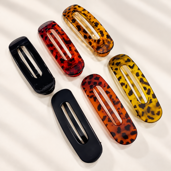 Fashion Alley 12 Cm Hair Claw For Women Pack Of 12 pcs