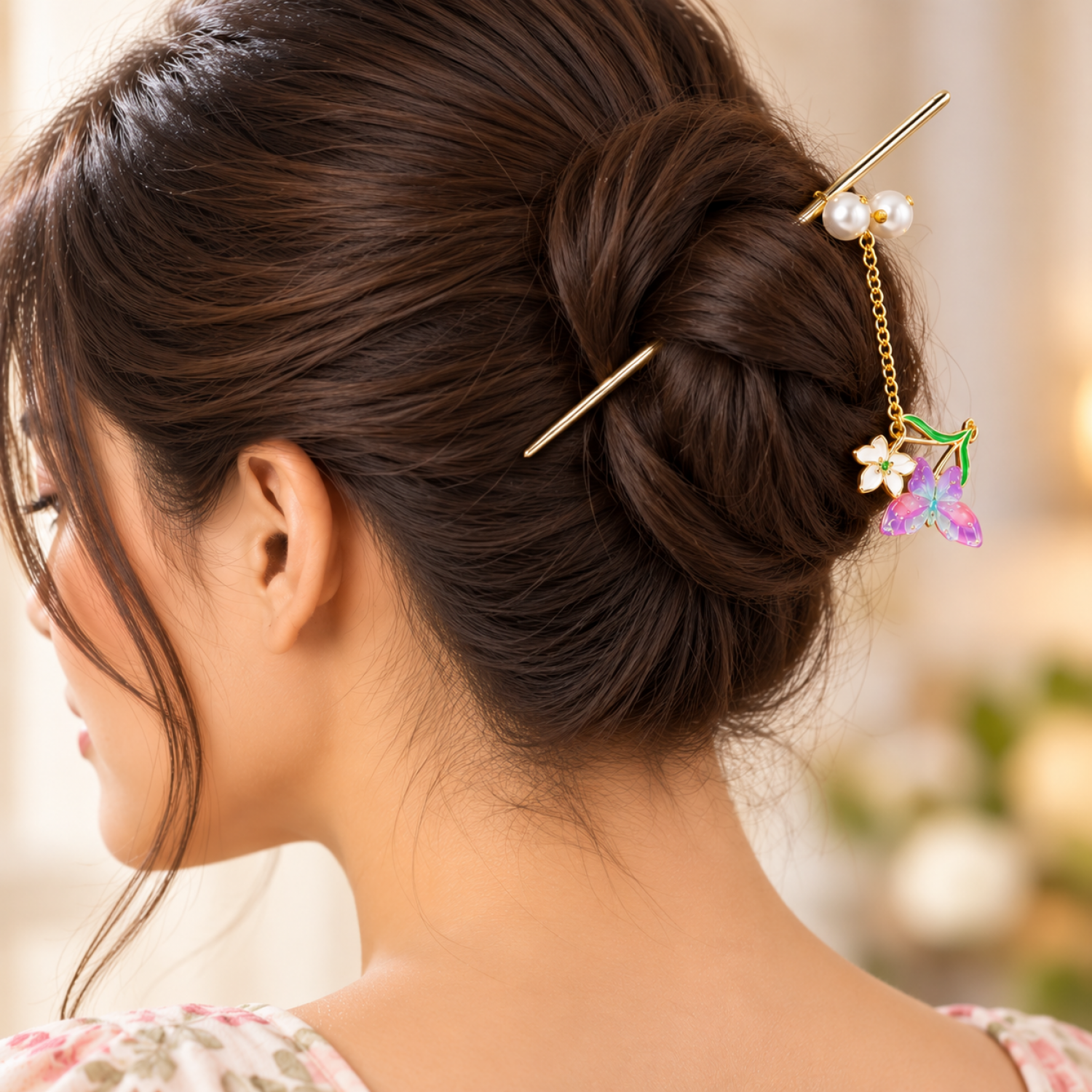 Fashion Alley Chinese Style Hair Sticks Handmade Hair Clip For Women Pack Of 12 Pc